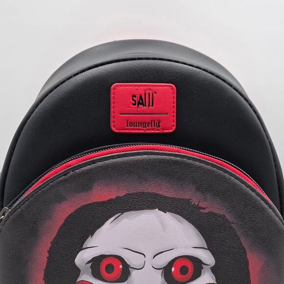 Loungefly Saw Jigsaw Halloween Red Black Mini Backpack New main image 7